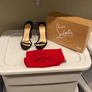 Christian Louboutin AU PAlACE Patent Calf/Glitter
